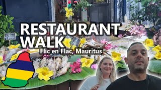 Exploring Flic en Flac, Mauritius with Chris and Sammy: Restaurant Hunt \& Culinary Delights 🇲🇺