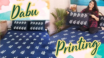 Dabu Block Printing Technique on Fabric | Block Making using Fevicryl Mouldit | Hand Block Printing