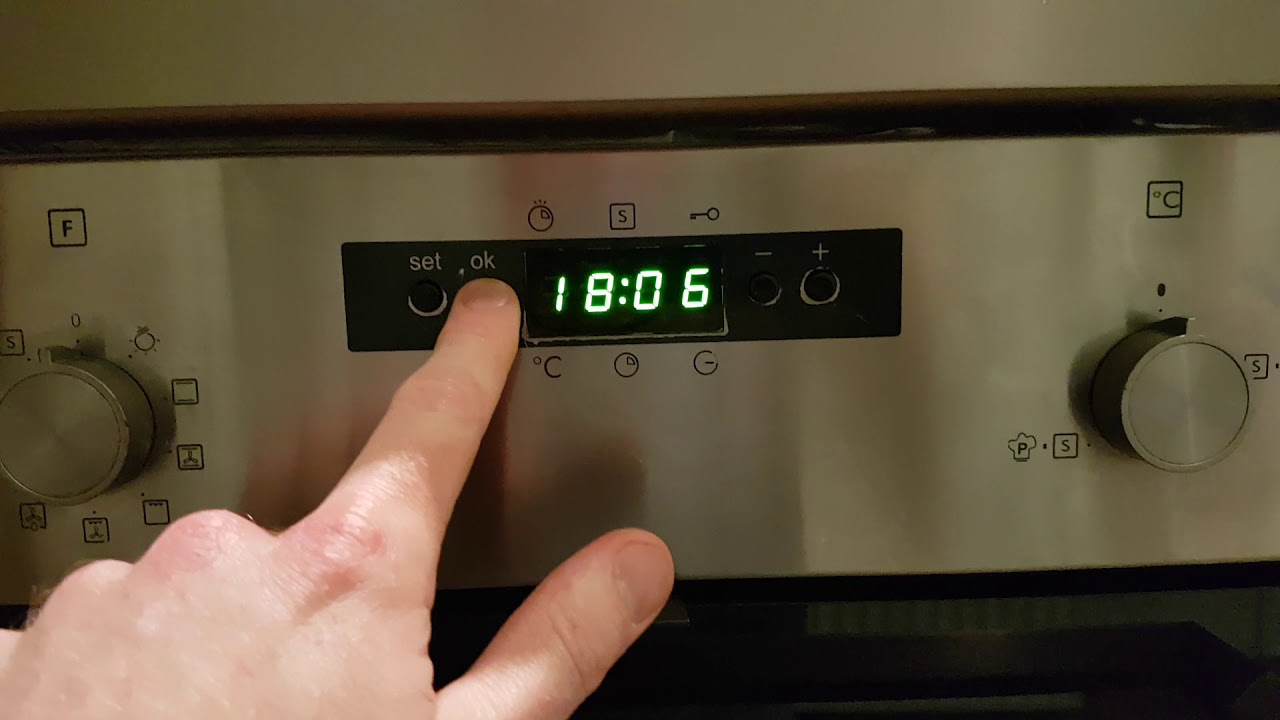 set time on an ikea oven youtube