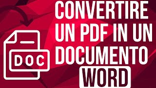Come convertire un PDF in un documento Word editabile (in meno di 2 minuti)