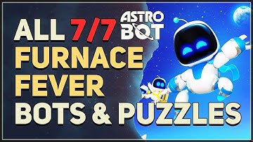 Furnace Fever All Bots and Puzzles 100% Walkthrough Astro Bot