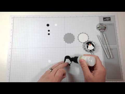 Punch Art Peppermint Patty Lollipops w/ Stampin' Up! Owl Builder Punch