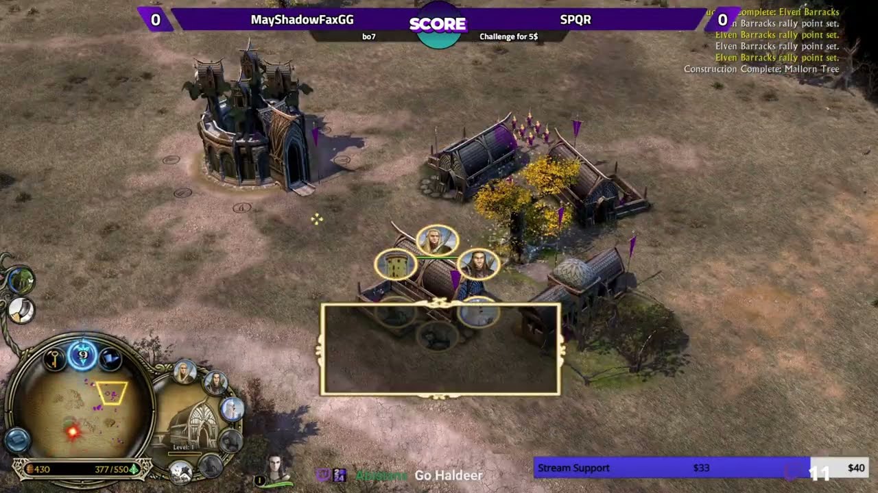 Mordor's Struggle With Elven Heroes  | Lotr BFME2 Rotwk 2.02 v9.6.4