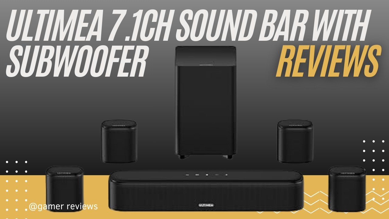 ULTIMEA Aura A40 Sound Bar Review | 7.1ch Home Theater with