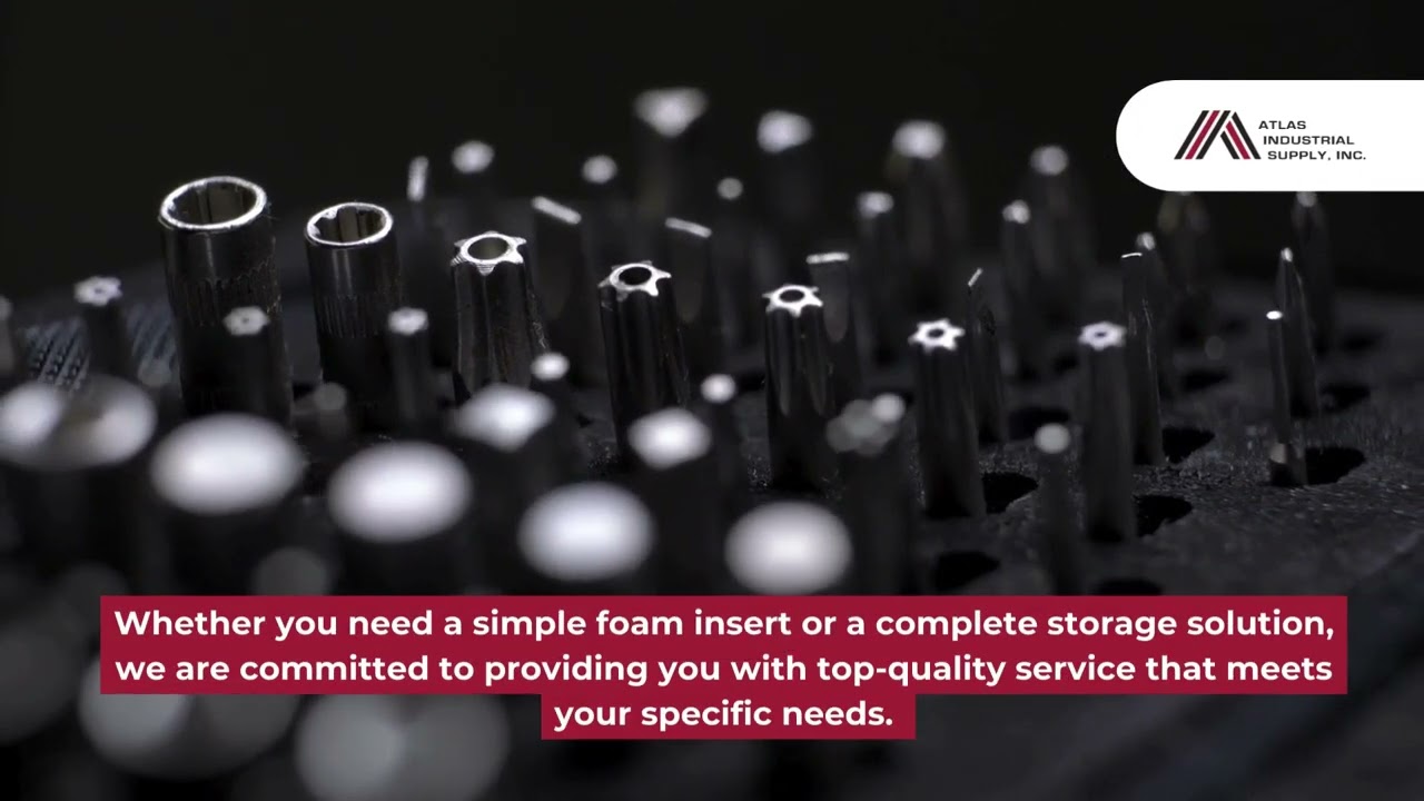 Custom Foam Cutting Service at Atlas Industrial Supply! 🛠️✨