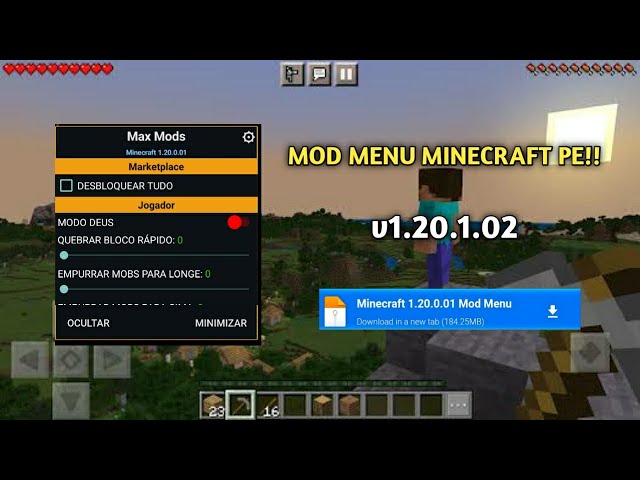 Download Minecraft PE 1.20.0.20 APK free for Android