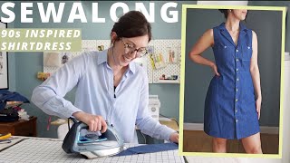 How to Sew a Spring Shirtdress | Pattern Scout Vivi Pattern Sewalong
