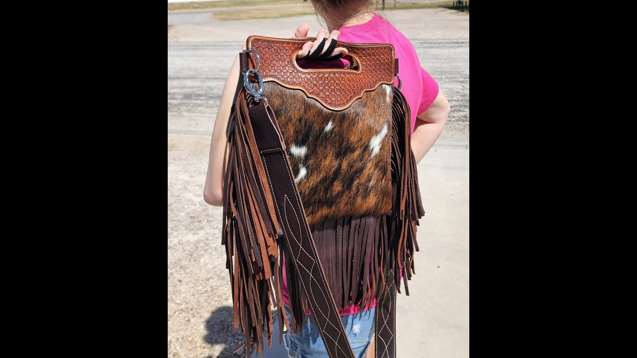 Buy Western Bag Crossbody Red Leather Fringe With Turquoise Stone & Hand Tooled  Leather Bag. Online in India - Etsy