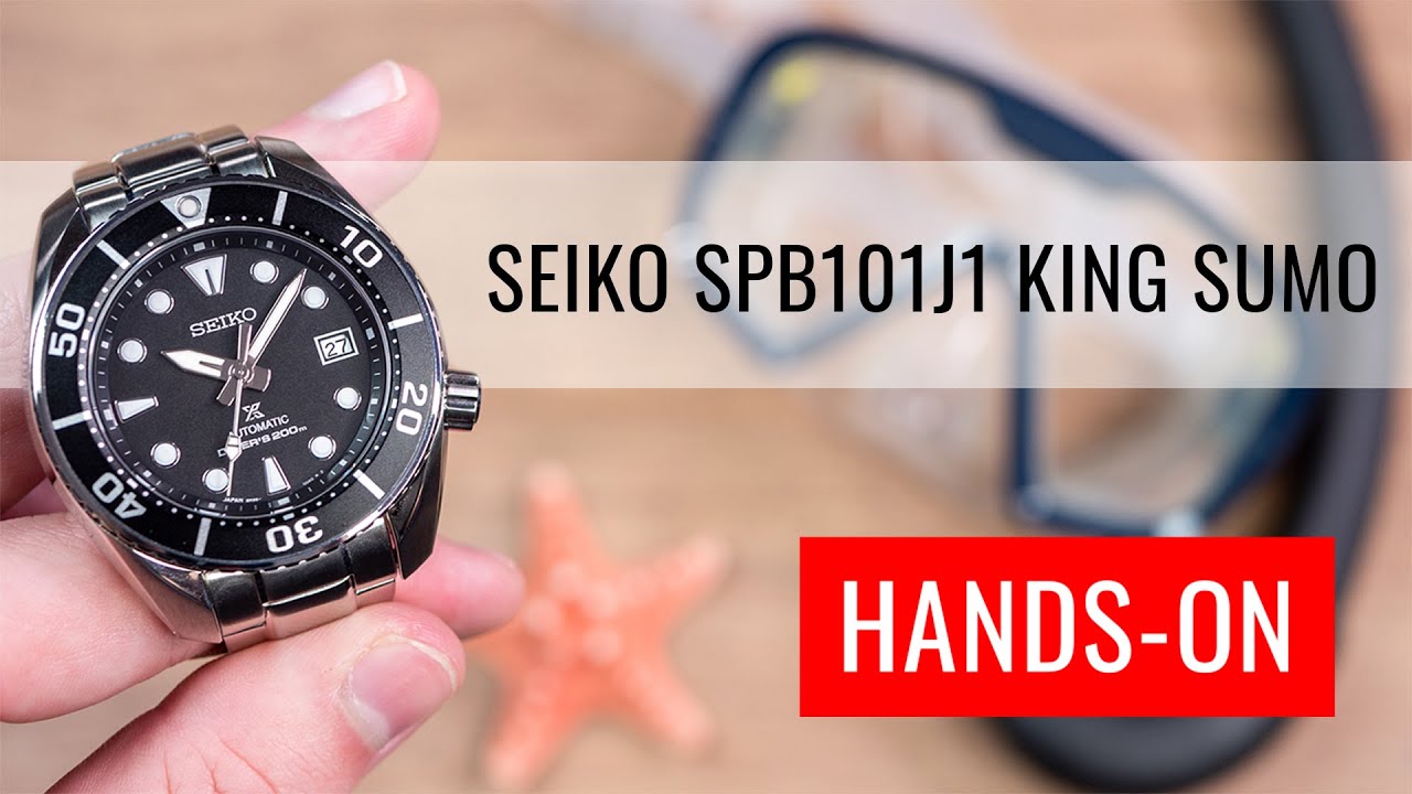 HANDS-ON: Seiko Prospex Sea Automatic Diver's SPB101J1 Sumo - YouTube