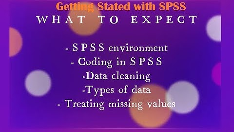 Getting Started with SPSS | How to use SPSS for Data Analysis | Missing values using series means |