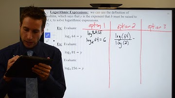 Solving Logarithmic Equations and Inequalities Part 1