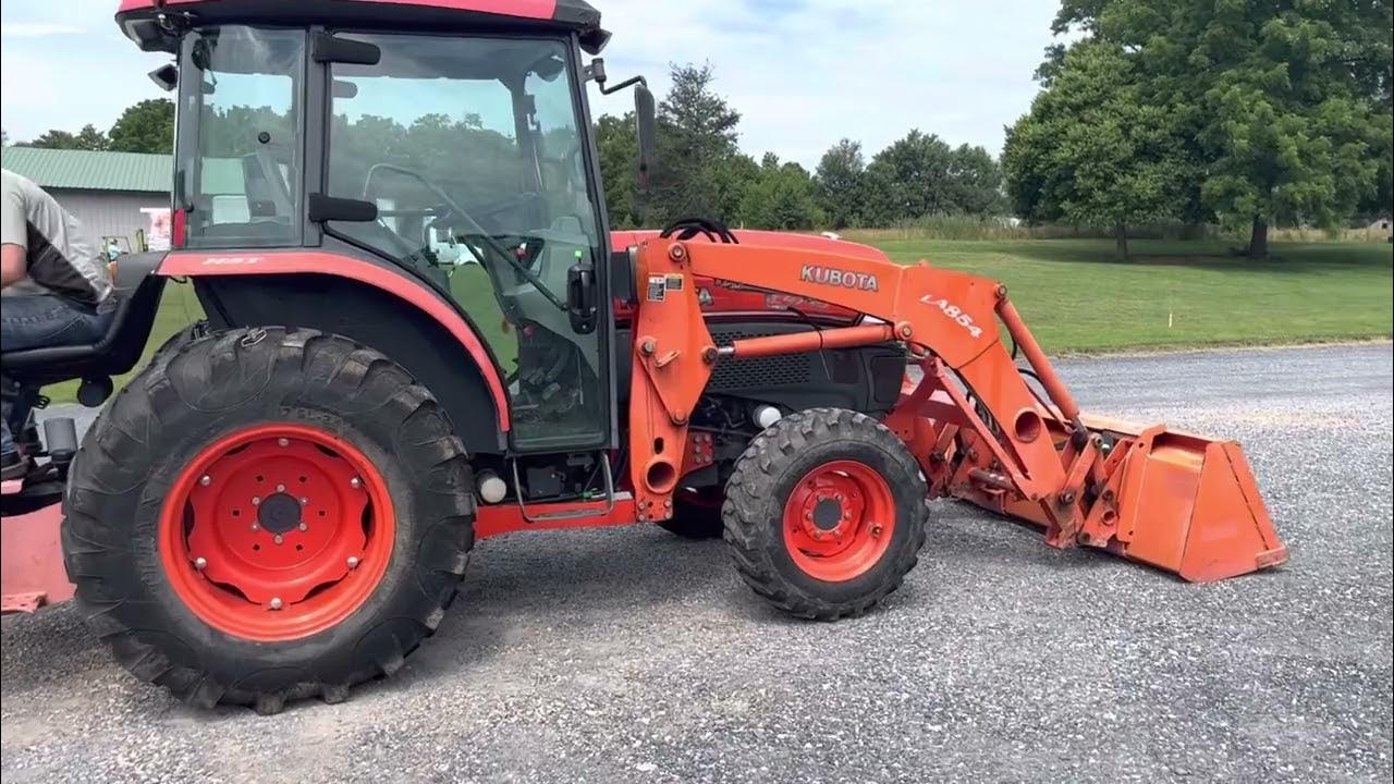 Kubota L4740 with Backhoe Attachment YouTube
