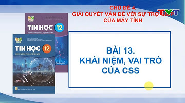 Tin Học 12 - Bài 13. Khái niệm, vai trò của CSS | TVT Channel