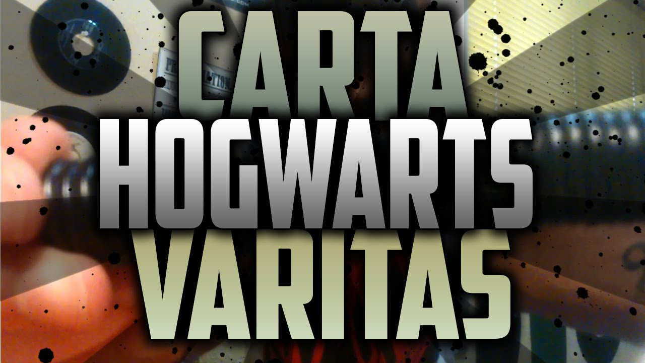 COMO HACER CARTA DE HOGWARTS Y VARITA - YouTube