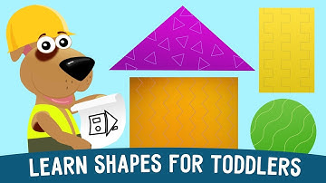 Shapes for Toddlers - Building a House | Early Math for Preschool and Kindergarten | Kids Academy