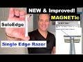 Improved parker soloedge magnetic razor shave  review
