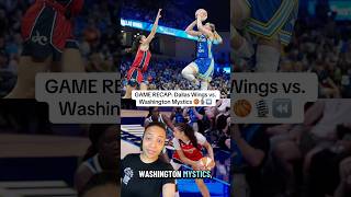 The Dallas Wings secured their first home-victory of the season last night 🏀🎙️⏪ #wnba #shorts