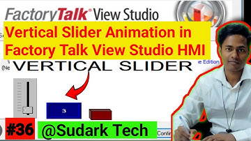 Vertical Slider Animation in Factory Talk View Studio HMI | Rockwell Automation | Sudark Tech