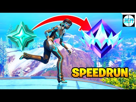 Platinum to Unreal SPEEDRUN.. (Fortnite Zero-Build)