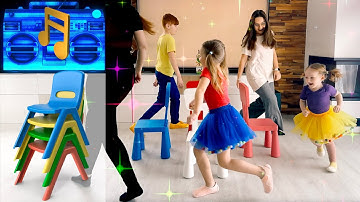 MUSICAL CHAIRS for Children I Freeze Dance I Fun Game and Video by FunB Kids (song by Patty Shukla).
