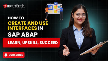 How to Create and Use Interfaces in SAP ABAP | ZaranTech