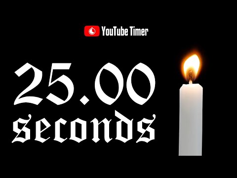 25 SECONDS Timer Countdown 🔥 Candle 🕯