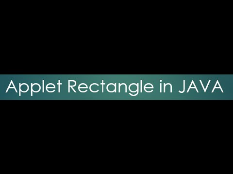 48  Applet Rectangle