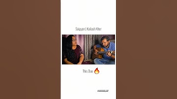 Thumbnail of saiyyan|| kailash kher, Naresh kamath, and Paresh kamath          cover by - tracykalra_music 🎼🎸