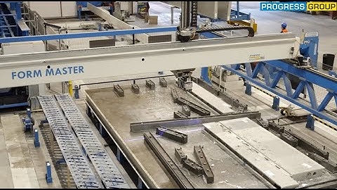 Precast plant for the production of solid walls and slabs  - Ebawe Anlagentechnik