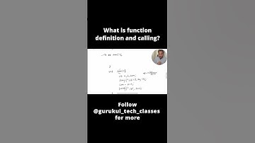 Function Defination And Call #functiondefination #functioncall #shorts #cprogramming