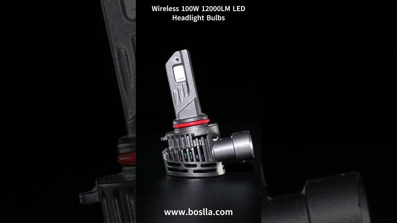 Boslla Wireless 100W 12000LM LED Headlight YouTube