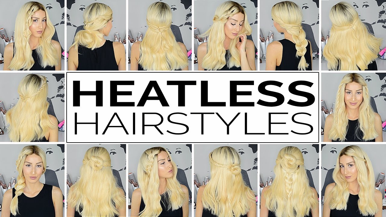 18 Heatless Hairstyles For Short and Medium Hair