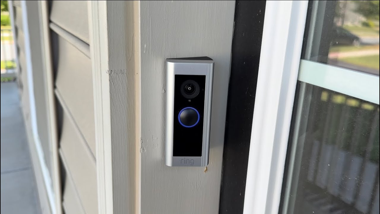 How To Install A Ring Doorbell Camera - YouTube