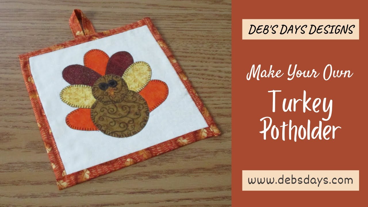 Way Cute, Fast & Easy Quilted Acorn Potholders-Thanksgiving