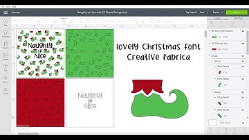 How to design a 2 Part Elf Shoes Cookie Stencil in CRICUT Design Space
