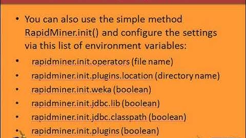 Rapidminer: extensions