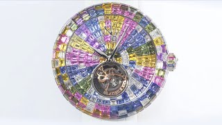 Brilliant Flying Tourbillon Arlequino Pastel White Dial