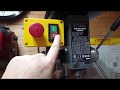 NVR Switch with Emergency Stop added to Titan Drill Press