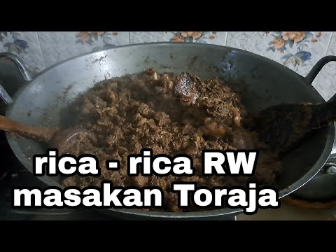 Masakan Toraja paling enakx RICA - RICA RW