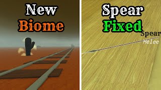 Biomes Update | Roblox Dead Rails (Blood and Fire Biome, Spear Fixed)