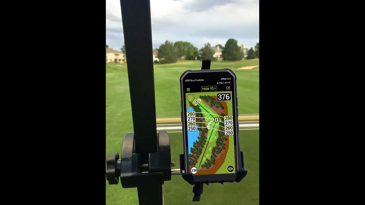 SkyCaddie Pro 5X Golf Cart Mount - Caddie Buddy