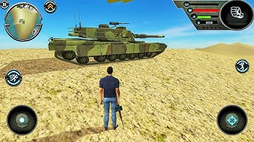 Vegas Crime Simulator 2 - Army Tank and Helicopter in Open World Game - Android Gameplay