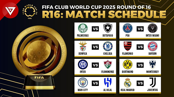 🟡 FIFA Club World Cup 2025 Round of 16 Fixtures & Match Schedule Today