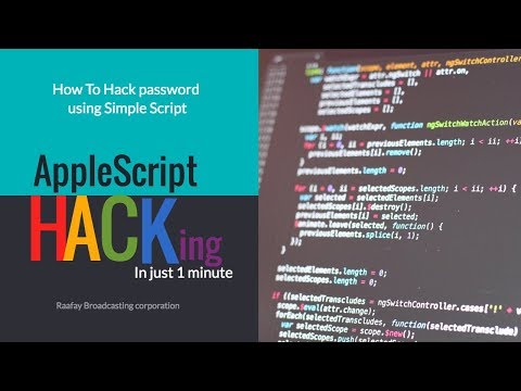 How to Hack Password using Apple Script