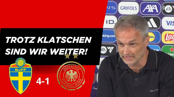 Christian Wück nach dem 1:4 gegen Schweden | DFB-Frauen trotz Niederlage im Achtelfinale