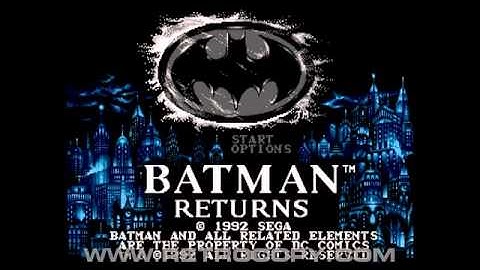 Batman Returns (Sega Genesis / Mega Drive) Intro