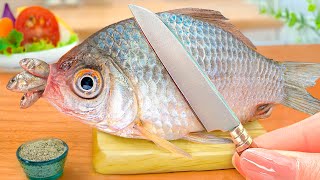 Delicious Miniature Salt Baked Fish Recipe Idea 🐟 Easy Cooking Video by Mini Yummy