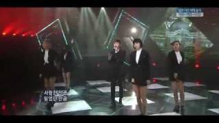 110327 Wheesung Ft. Junhyung (B2ST) - 가슴 시린  Words That Freeze My Heart, LIVE @ Inkigayo
