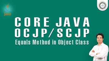 Equals Method Comparing Objects in Java || Objects Comparison Using Equals in Java by som sir