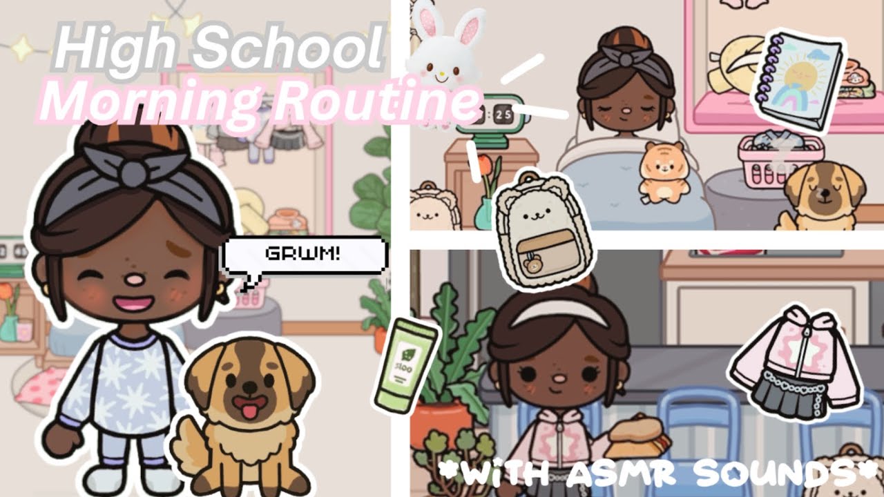 High school morning routine  || Toca Boca